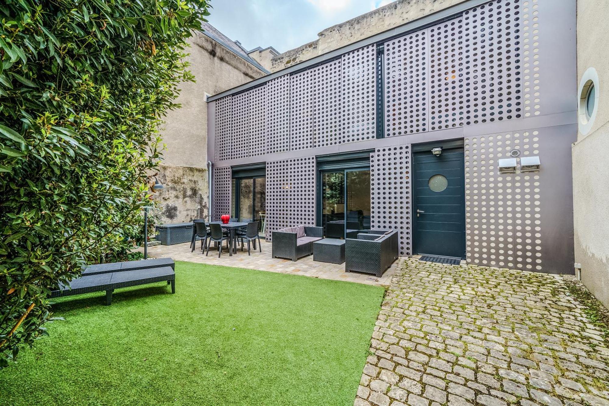 Maison D'Architecte Centre Tours Jardin, Climatisation, Parking 5 P Ngoại thất bức ảnh